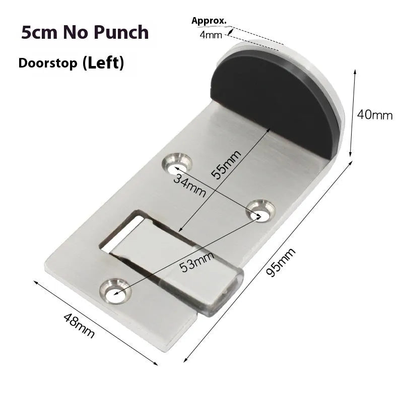 Fast Food Restaurant Door Stop Locator Stainless Steel Door Stop - Bellarte Enchanté Fast Food Restaurant Door Stop Locator Stainless Steel Door Stop